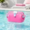 Lightweight Wet Swimsuit Carrier Silicone Beach Crossbody Bag, Foldable Waterproof Floating Swim Durable Outdoor Vacation Gear Leakproof Large