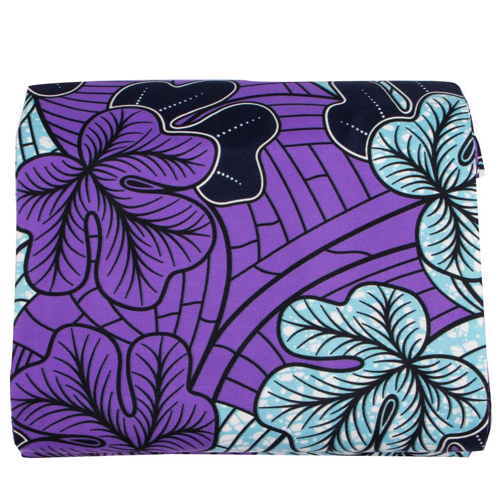 КИНОКИНО Ткань с африканским принтом (Пурпурный C / прибл.. 540 см × 110 см / Полиэстер)