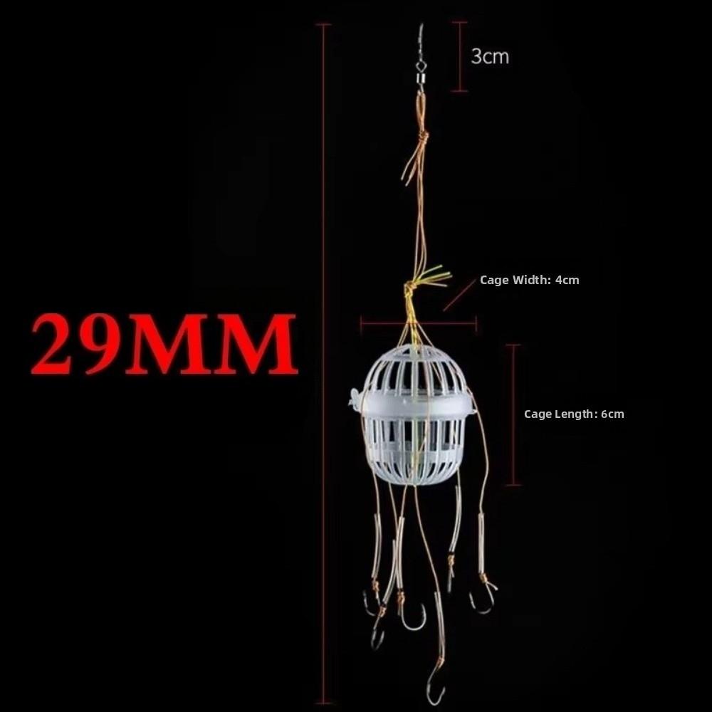 Plastics Fishing Hooks with Six Strong Hooks Sea Box Hook New Explosion Baits Cage Tackle Tools
