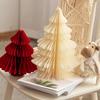 Honeycomb Paper Christmas Tree 3D Foldable Accordion Xmas Tree Winter Tabletop Centerpiece for Holiday