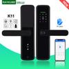 RAYKUBE K11 TT Lock BLE Smart Biometric Fingerprint Lock Electric Door Lock With Password/Keyless /IC Card/APP Remote Unlock