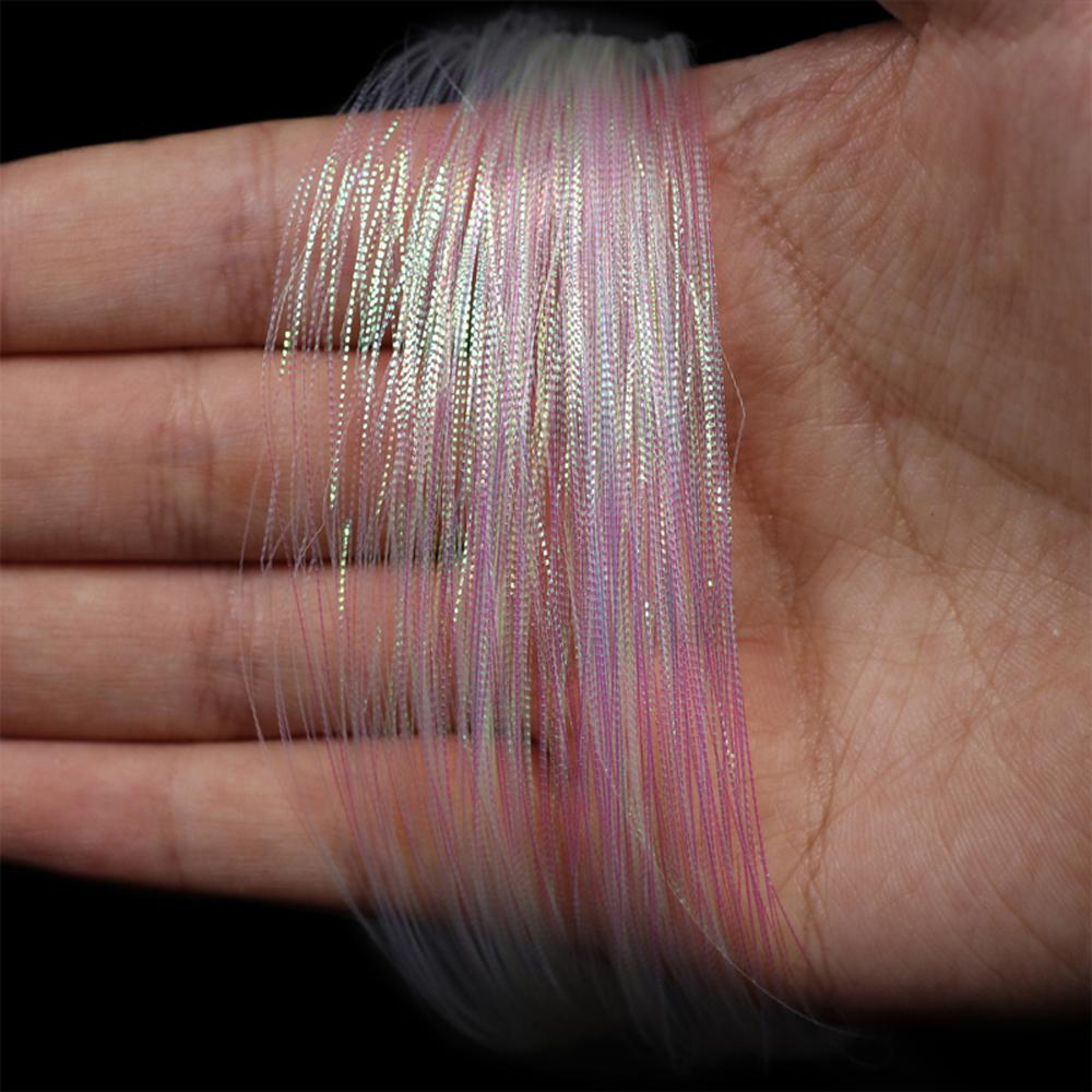 0.2mm Fly Tying Corrugated Lateral Scale Strands Saltwater Flashbou Bucktail Spinnerbait Fishing Lure Bait Tying Material