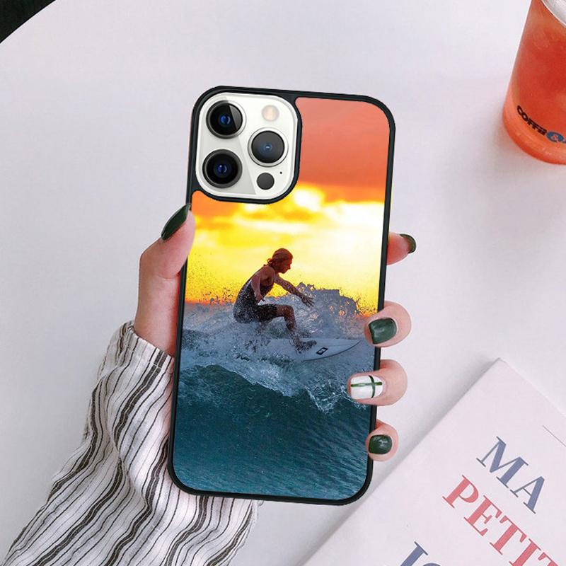 Чехол для телефона Extreme Sports Surfing для iPhone 17 Air 14 13 12 16Pro Max 15 Plus Max Защитный корпус coque