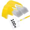 Name Tag Holder, Neck Strap, Name Tag Case, Name Tag Holder [bokobon] Yellow - 100 Pieces