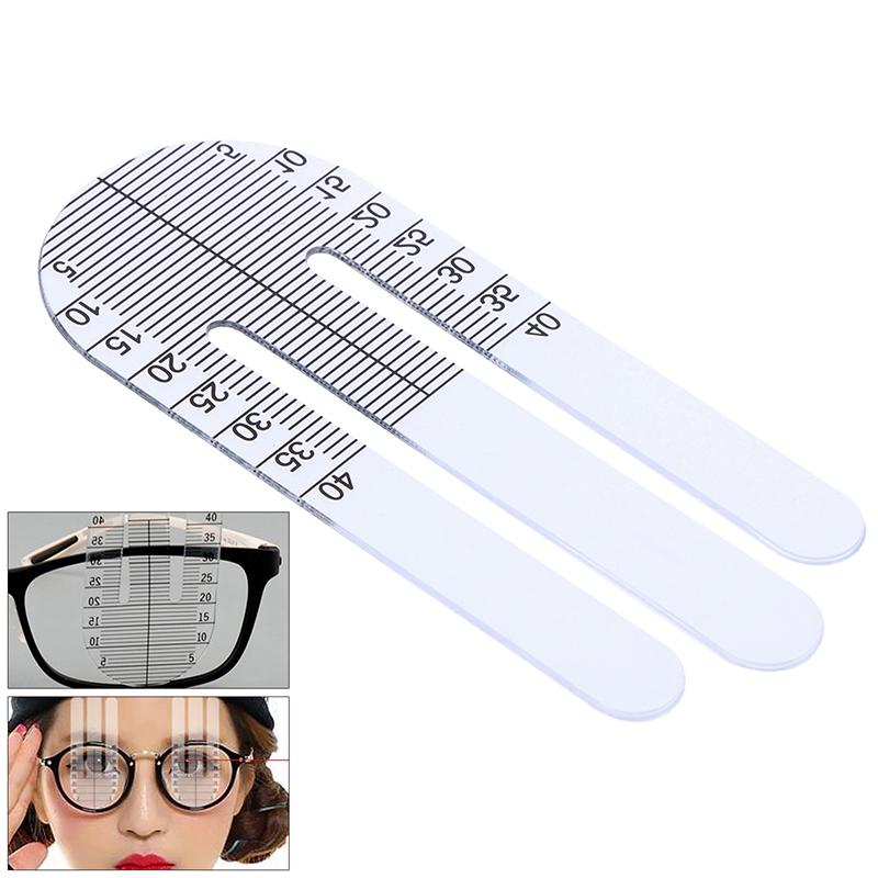 1/4pcs PD Ruler Measure Optical Vernier PD Ruler Pupil Distance Meter Eye Ophthalmic Tool Eye Occluder For Vision Test Eye Care