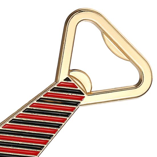 Открывалка для бутылок в форме галстука, сплав, открывалка для пива, вина, колпачков и магнит на холодильник, декоративная открывалка, аксессуары для винного бара