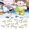 10pcs 4 Colors Doll Belt Buttons DIY 1/6 Dolls Buckles High Quality Doll Buckles  1/6 Dolls