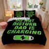 3pcs Do Not Disturb Print Cover Set Ultra Soft, Breathable