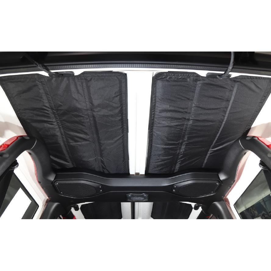 Roof Heat Insulation Cotton Sound Deadener Cover Kit for Jeep Wrangler JL 2018 2019 2020 2021 2022 2023 2/4-Door Car Accessories Heat Shields 2