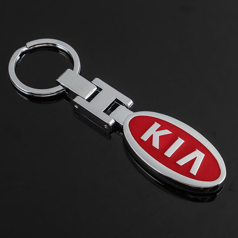 NAQF7 Металлический брелок для ключей автомобиля с логотипом KIA - Стильный автомобильный брелок для KIA K3 Sportage Carnival K5 Seltos Pegas KX1 EV5 Sonet EV6 K4 EV3 Ceed