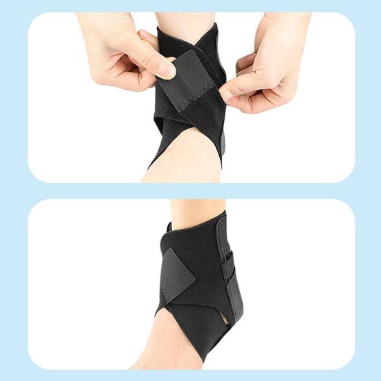 1 Pc Ankle Support Brace for Men Women Adjustable Ankle Wrap Compression Neoprene Sleeve for Sprained Ankle Arthritis Tendonitis Plantar Fasciitis