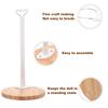 Wooden Base Doll Stands Plastic Support Action Figure Stand Doll Display Holder  Adult Children