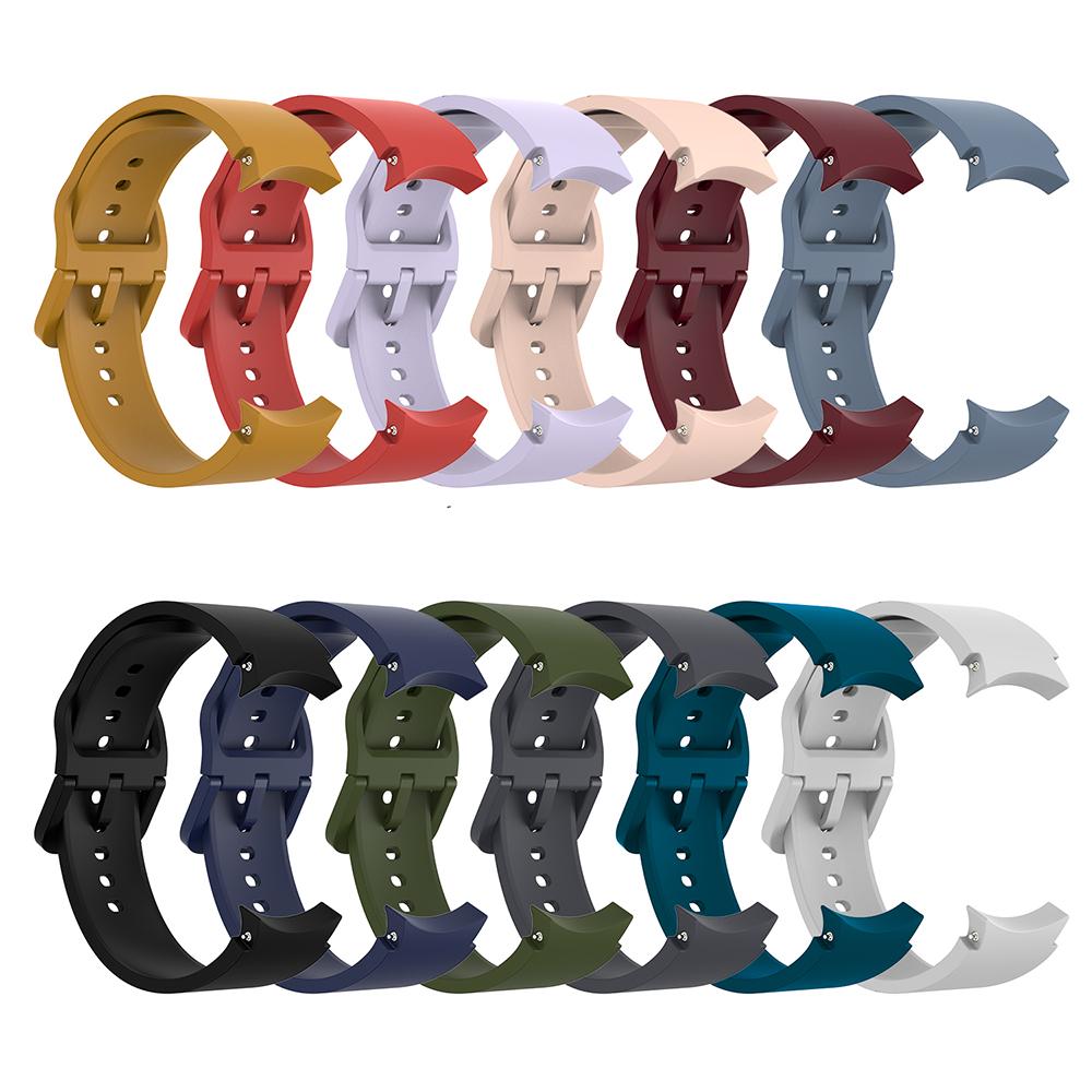 20 мм силиконовый ремешок для Samsung Galaxy Watch 7/6/5/4 FE браслет ремешок для часов Galaxy Watch 6 классический умный ремешок