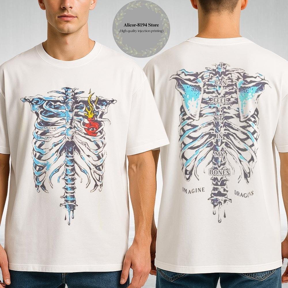 Imagine Dragons Bones Ribcage - Mexico City T Shirt Mens Womens Tees Top