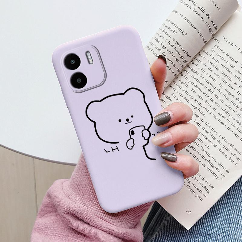 Flowers Case For Redmi A1 A2 Back Cover Cartoon Owl Cute Heart Painting Capa Soft Silicone Fundas For Xiaomi RedmiA1 Plus A3 A5
