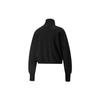 Puma Infuse Solid Color Sports High Neck Pullover Толстовка Женская толстовка Черная 531926-01
