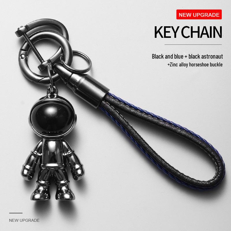 Кожаный браслет ручной работы, брелок для ключей в машину, подвеска для пар - модный брелок унисекс