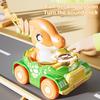 Kids Dinosaur Car Toy Press Go Inertia Drive Detachable Dino Racing Vehicle 0-3 Toddlers Boys Girls Educational Cartoon Dinosaur Truck Toy