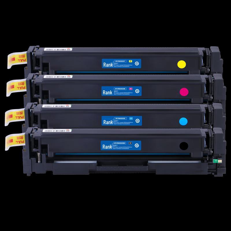 Gezhige 202A CF500A Высокопроизводительный набор из 4 цветных тонеров для серии HP M254/M281