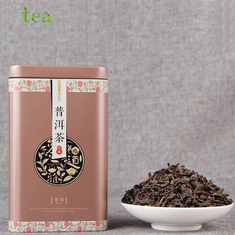 Чай Юньнань Пуэр, ферментированный в 2011 году, выдержанный и ароматный чай Пуэр, приготовленный с изысканной баночной рассыпной заваркой 100г.