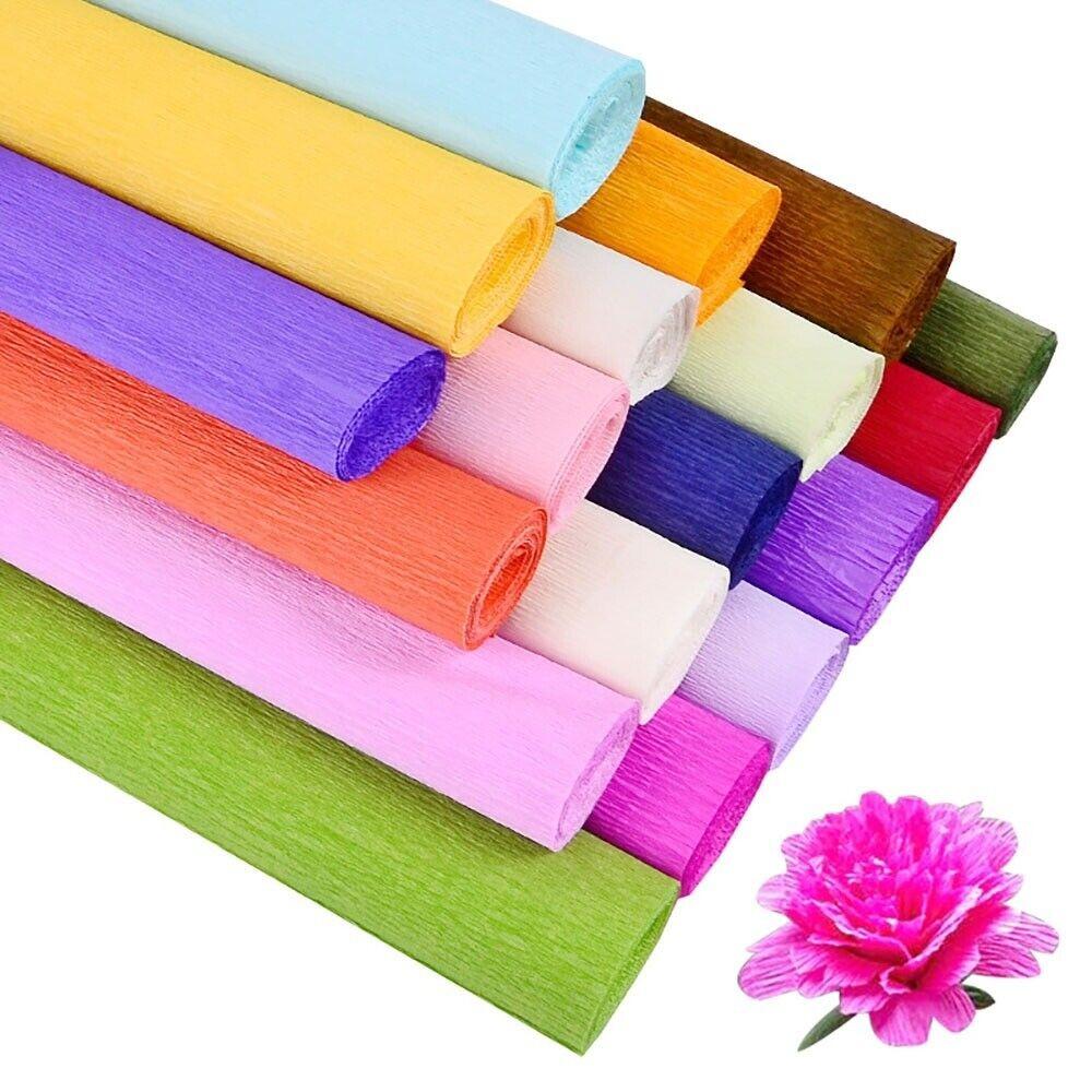 Handmade Flowers Crepe Paper Thickened Wrinkled Paper Wrapping Paper New Packing Material