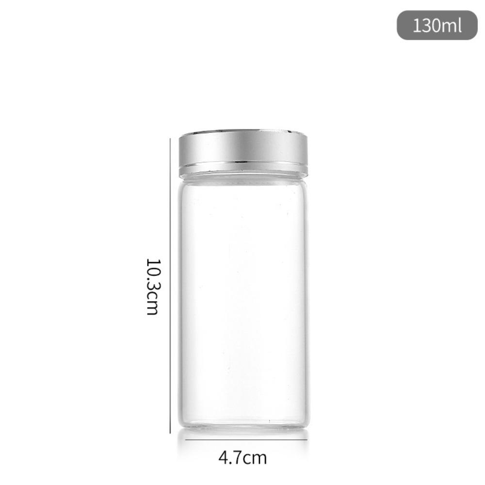 Мини-стеклянные герметичные банки Прозрачная стеклянная герметичная банка Прочная стеклянная бутылка для хранения