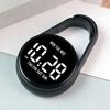 Touch Control Digital Pocket Watch Keychain Clip For Students Accurate Time LED Display Electronic Clock Accessories
