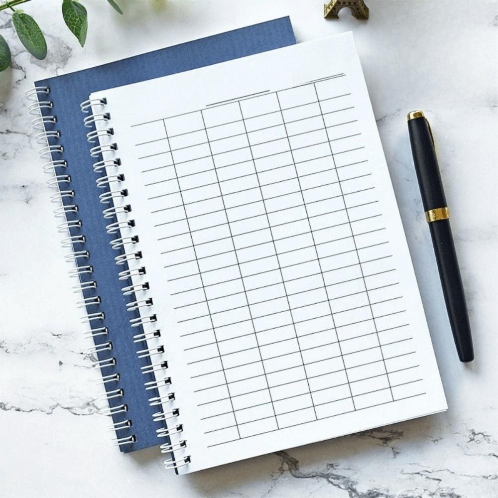 Universal Line Pages Spiral Bound Notebook Accounting Ledger Notebook Managing Inventory