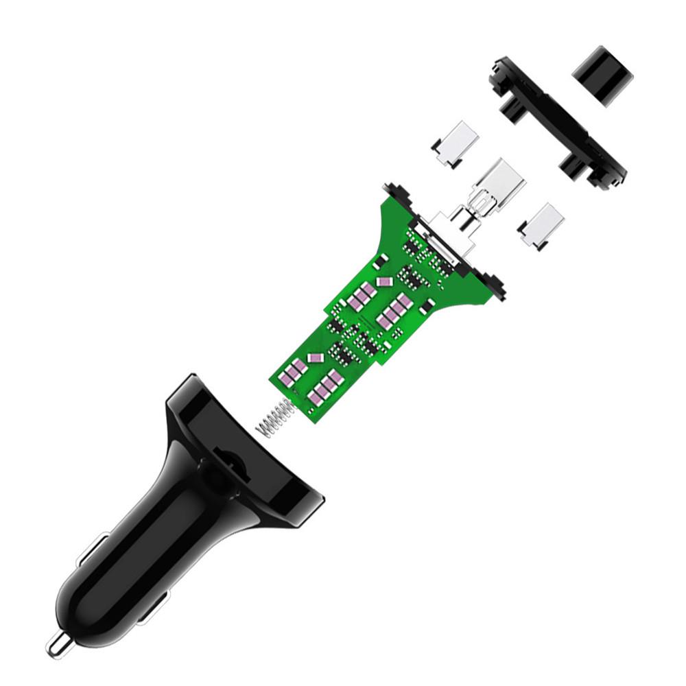 Двойной порт USB+PD Автомобильный Bluetooth 5.0 FM-передатчик Type C Быстрая зарядка Автомобильное зарядное устройство Bluetooth Микрофон Handsfree Автомобильный FM-модулятор