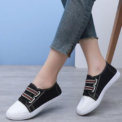 Женская обувь милая противоскользящая многоцветная высококачественная весенне-летняя студенческая школьная парусиновая обувь на плоской подошве ab497