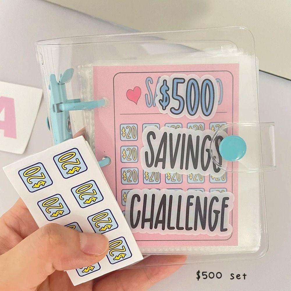 PVC Savings Challenges Book $150/300/500/1000 Envelope Savings Challenge for Budgeting Planner