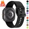 Оригинальный силиконовый ремешок для Samsung Galaxy Watch Ultra Strap 47 мм, аксессуары, спортивный браслет Correa Galaxy Watch 7 Ultra 47 мм