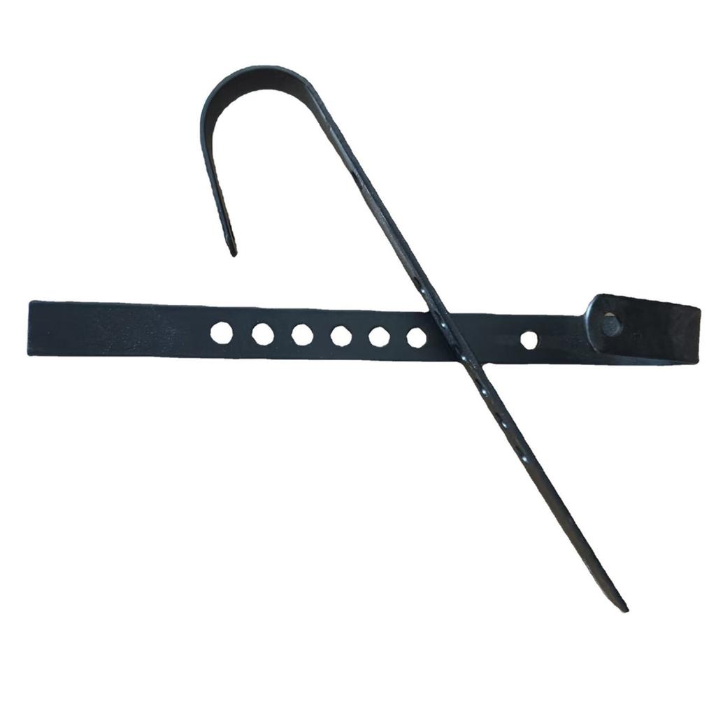 Металлическая передняя корзина для велосипеда, подвесной крюк, регулируемая по высоте, быстросъемный крюк, подвесная грузовая стойка, крюк для руля велосипеда