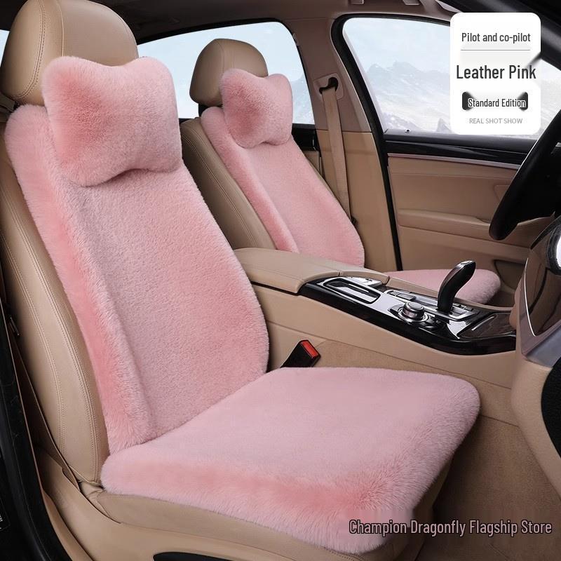 Плюшевая зимняя подушка на сиденье автомобиля для Volkswagen Jetta, Bora, Lavida, Sagitar, Santana, Passat