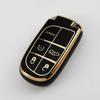 3/5 Buttons TPU Car Remote Key Case Cover Shell For Jeep Renegade Grand Cherokee For Dodge Ram Charger 1500 Challenger Chrysler 300C Journey