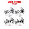 4Pcs Car Wheel Rim Center Hubcap Sticker Styling for Jeep Compass Patriot Grand Cherokee Wrangler JL Commander Renegade Liberty AMV1