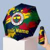 Fenerbahçe FC Manual Five Fold 8 Rib Umbrella Support Custom Text, Lightweight Travel Umbrella