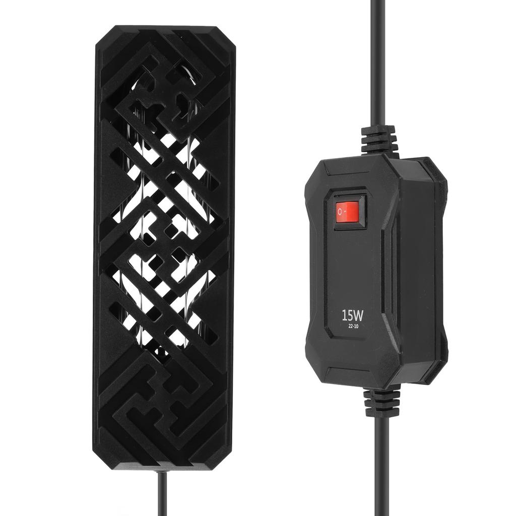 Аквариумный УФ-светильник с двойной кварцевой трубкой, безопасный, герметичный, быстроочищающий воду, лампа для очистки аквариума