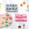 Силиконовая форма для выпечки торта, пищевой силикон, инструменты для выпечки, форма для сахара, форма для шоколада, помадки