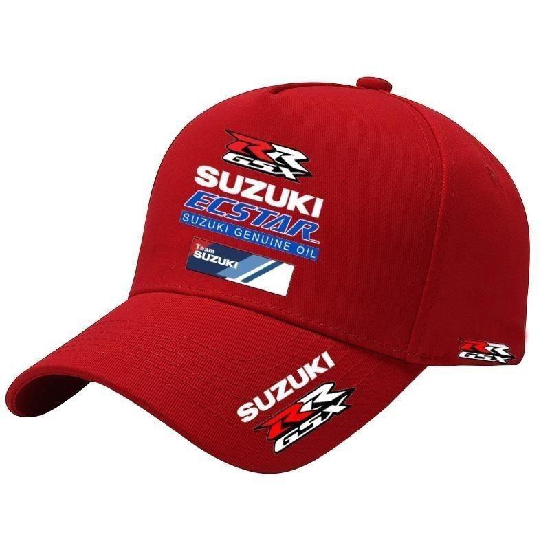 Бейсболка для гонок на мотоциклах Suzuki Для мужчин и женщин Внешняя защита от солнца при езде и впитывающая пот бейсболка