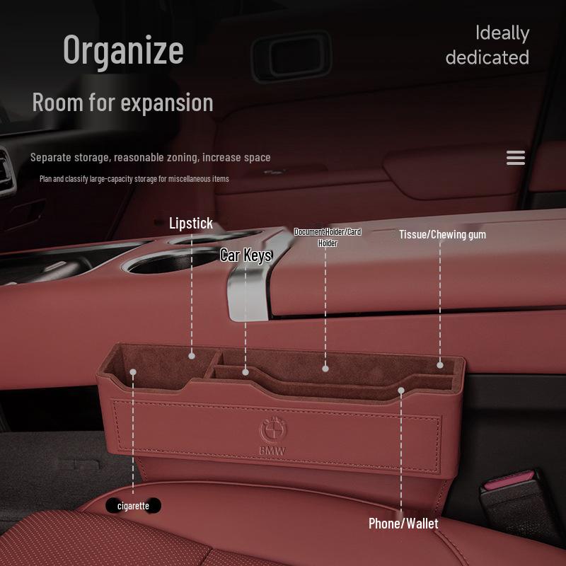 BMW 3/5 Series & X1/X3 Car Interior Seat Gap Storage Box