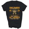 Weightlifting Real Grandpas Lift Gym Workout Unisex Shirt Gift