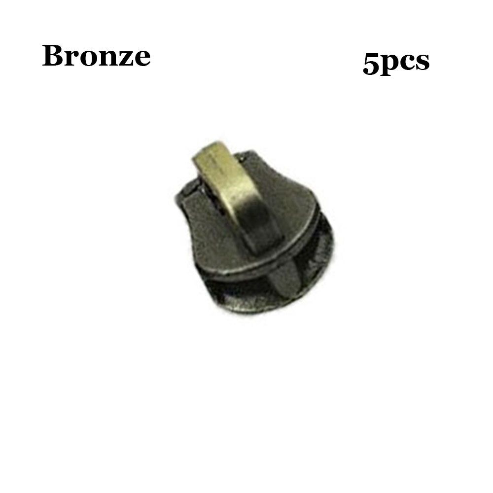 Молнии с медными зубцами Универсальный комплект для мгновенного ремонта Сменный слайдер для молнии Зубчатая головка для молнии