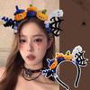 DIY Halloween Hair Band Making Kit, Spider & Pumpkin Twist Sticks Craft Supplies for Party Headwear