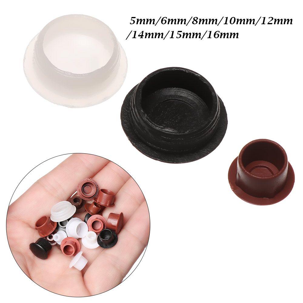 50Pcs Useful Hardware Drill Hole Plug Hole Ornament Furniture Hole Covers Dust Plug Stopper Protective Cap Screw Decor