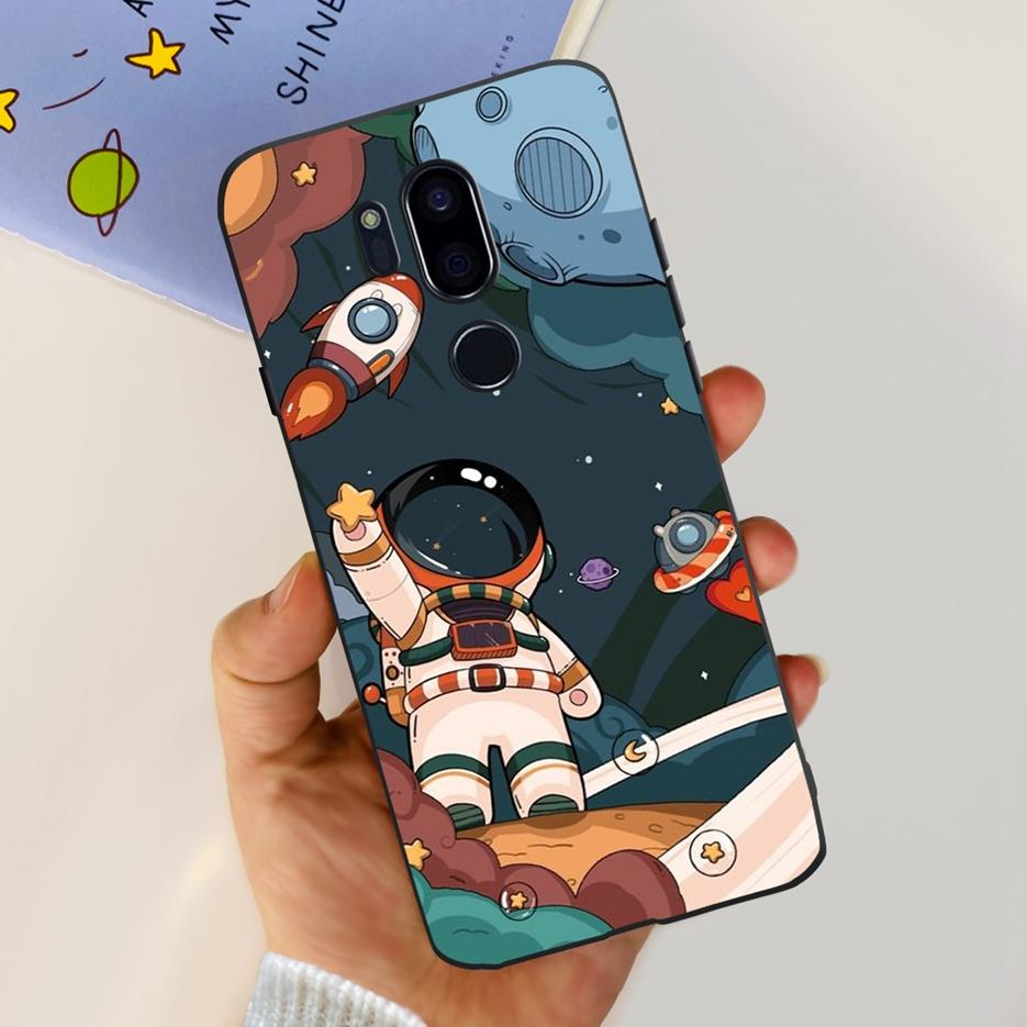 For LG G7 thinQ Case G710EM LM-G710 G710 Luxury Painted Cover Soft Silicone Phone Cases For LG G7 ThinQ Back Covers 6.1'' Bumper
