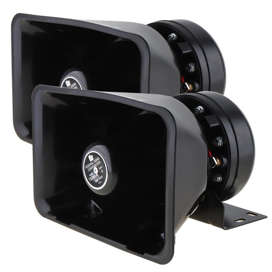 Universal 12V 400W 18 Tone Car Warning Alarm Police Siren Horn Speaker With MIC