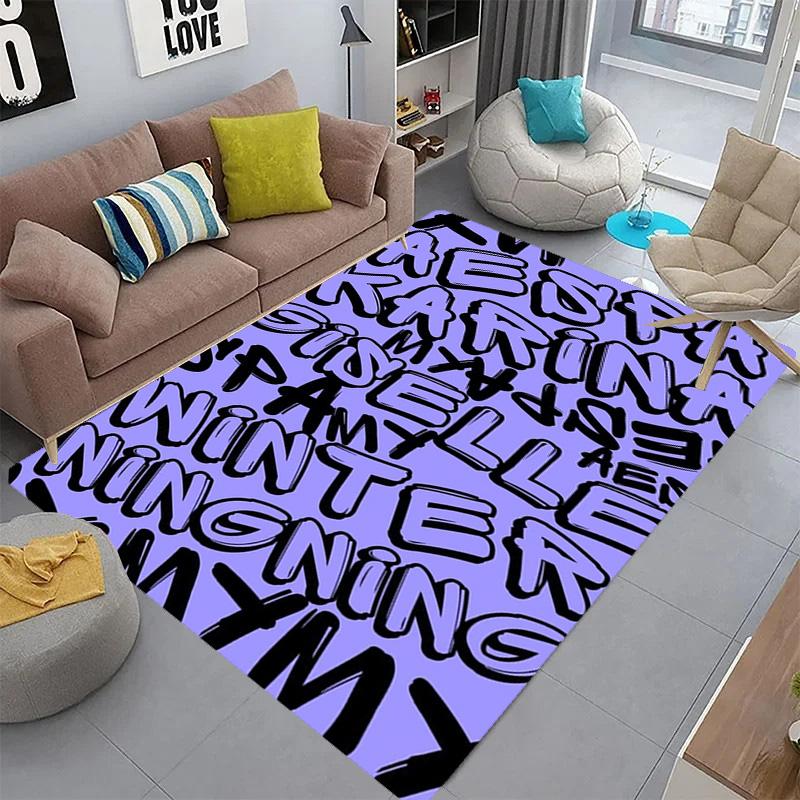 Vibrant Winter Vibes carpet floor mats printing Room Fashion Doormat