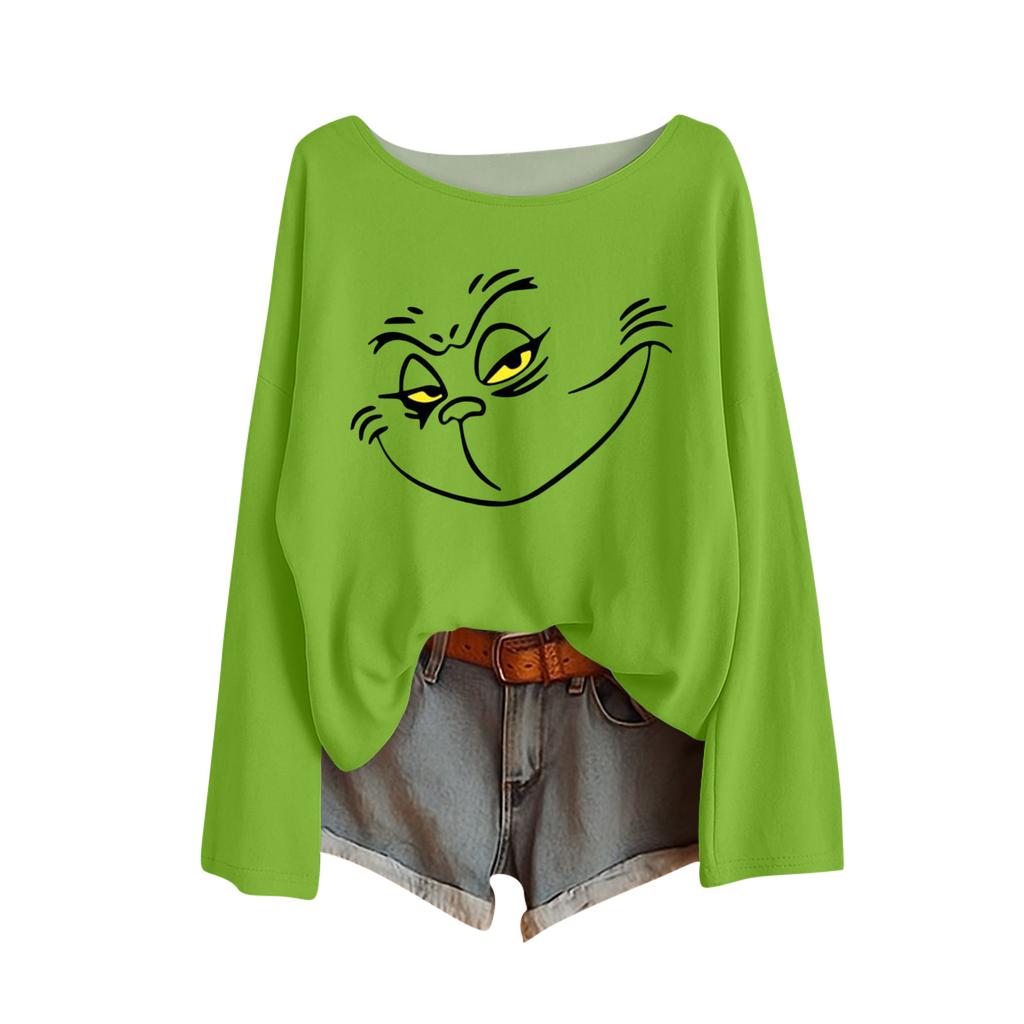 Long Sleeve Shirts For Women Solid Color Tees Blouses Casual Plus Size Basic Tops Pullover