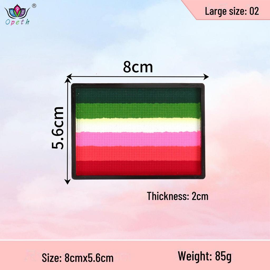 Водорастворимая радужная краска для лица для детей